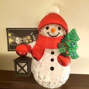 Bath And Body Works Let It Snow Snowman Light Up Wallflower Plug